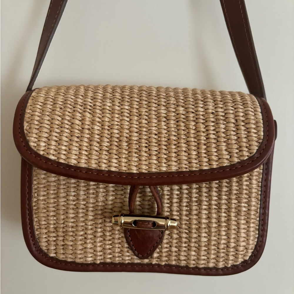 Sezane Mini Milo Bag Natural Textile